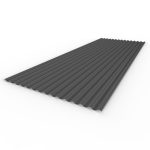 CHAPA DE TECHO GRIS ACANALADA C-25