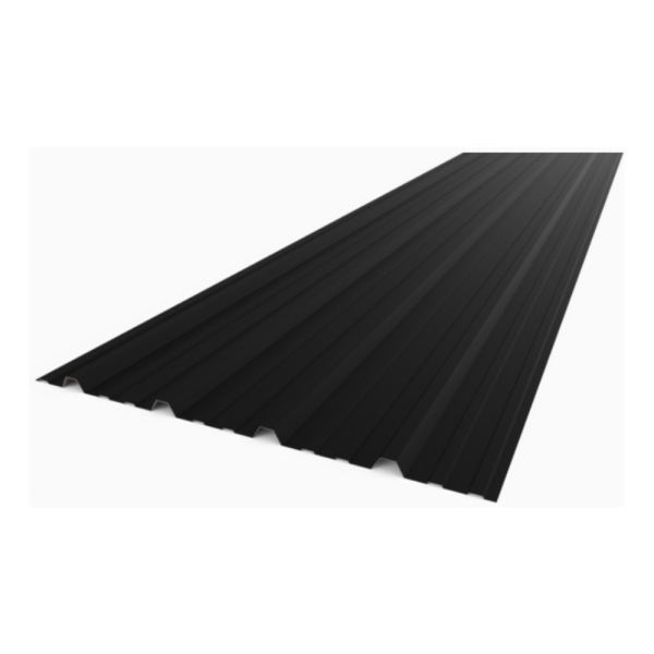 CHAPA DE TECHO NEGRA TRAPEZOIDAL C-25